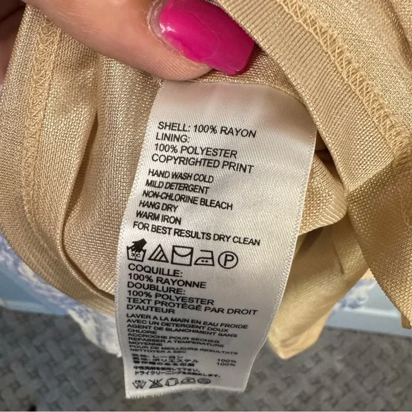 tommy bahama Women’s Sleeveless Swing Dress Blue/White Size large - Picture 7 of 9